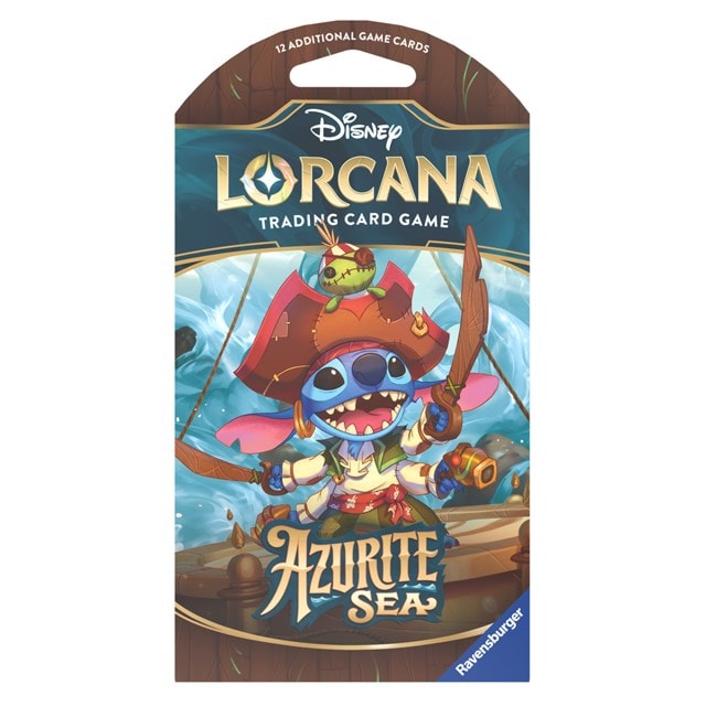 Azurite Sea Sleeved Booster Packs Disney Lorcana Trading Cards - 4