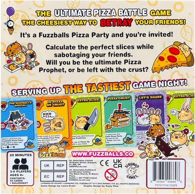 Pizza Thief Fuzzballs Card Game - 2