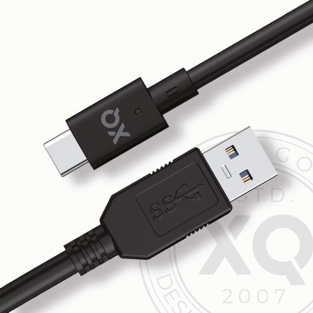 Xqisit Black Usb-C Cable 1M - 2
