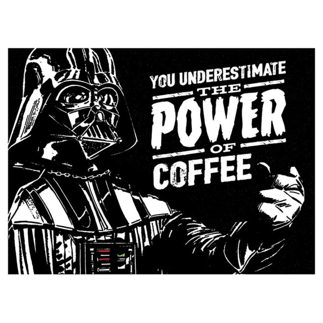 Power Of Coffee Star Wars Canvas Print 60 x 80cm - 1