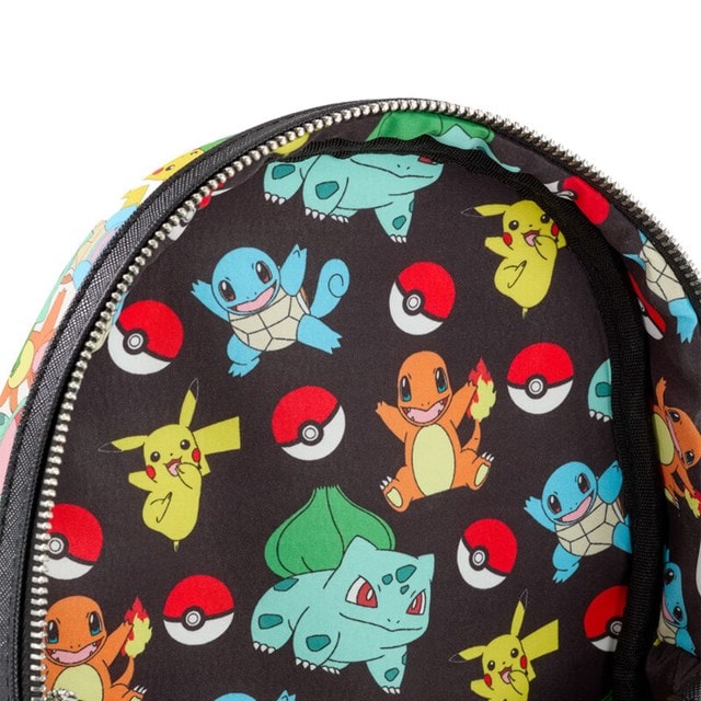 Pokemon Starters All Over Print Loungefly Mini Backpack - 4