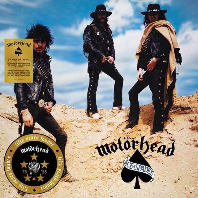 Ace of Spades - 50th Anniversary Edition Blue & White Vinyl - 2