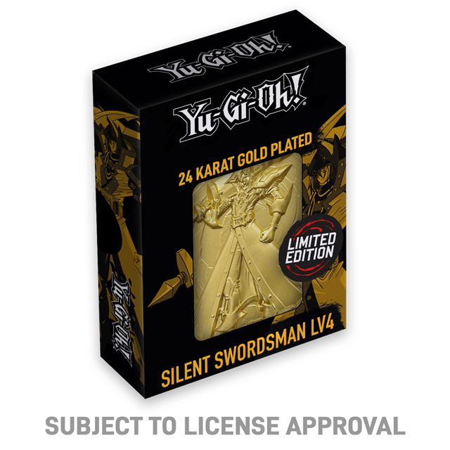 Yu-Gi-Oh! Limited Edition 24K Gold Plated Silent Swordsman Ingot - 2