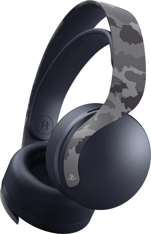 Official PlayStation 5 Pulse 3D Wireless Headset - Grey Camo - 5