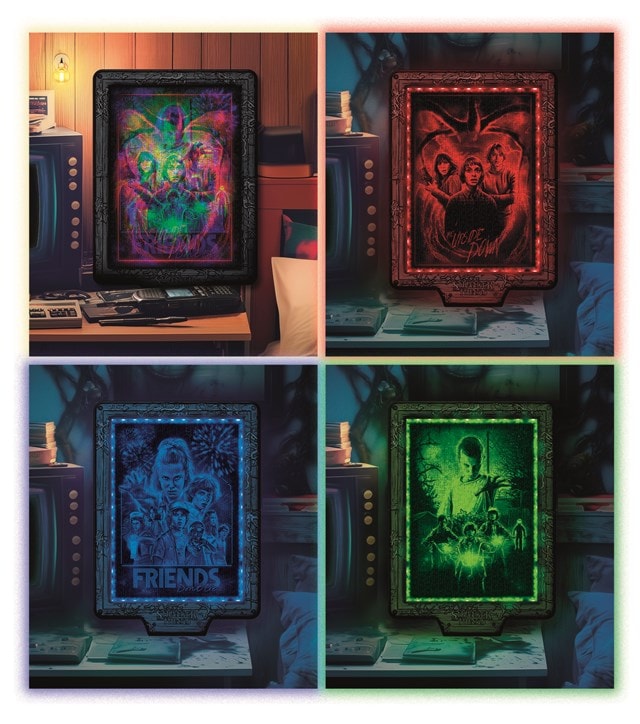The Upside Down Stranger Things Metamorphic Art Collection LED Jigsaw Puzzle - 4