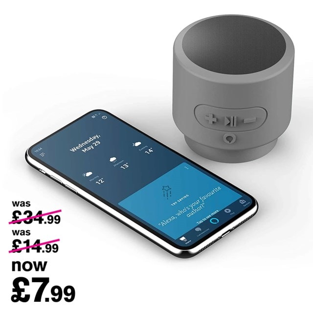 AddOn Apollo Alexa Grey Bluetooth Speaker - 3