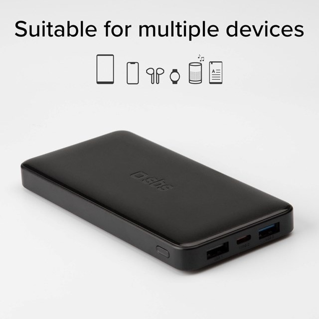 SBS 10W Black 10000mAh Power Bank - 2