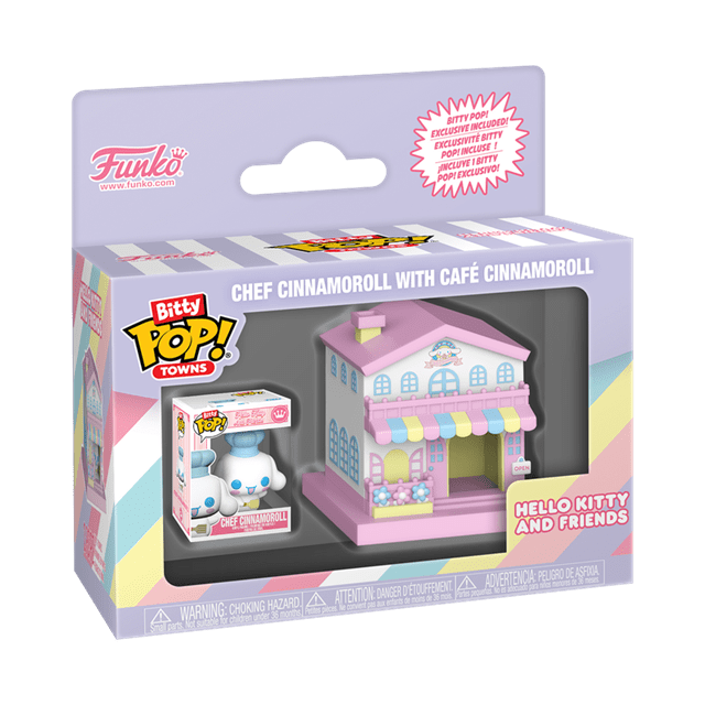 Chef Cinnamoroll and Café Cinnamoroll Sanrio Funko Bitty Pop Town - 3