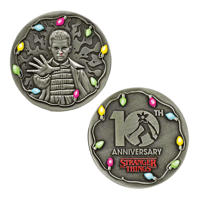 Stranger Things Eleven Limited Edition 10th Anniversary Coin - 2