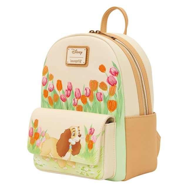 Lady And The Tramp Pastel Tulip Loungefly Mini Backpack - 2