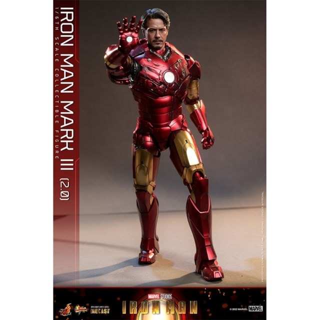 1:6 Iron Man Mark III (2.0) Hot Toys Figurine - 2