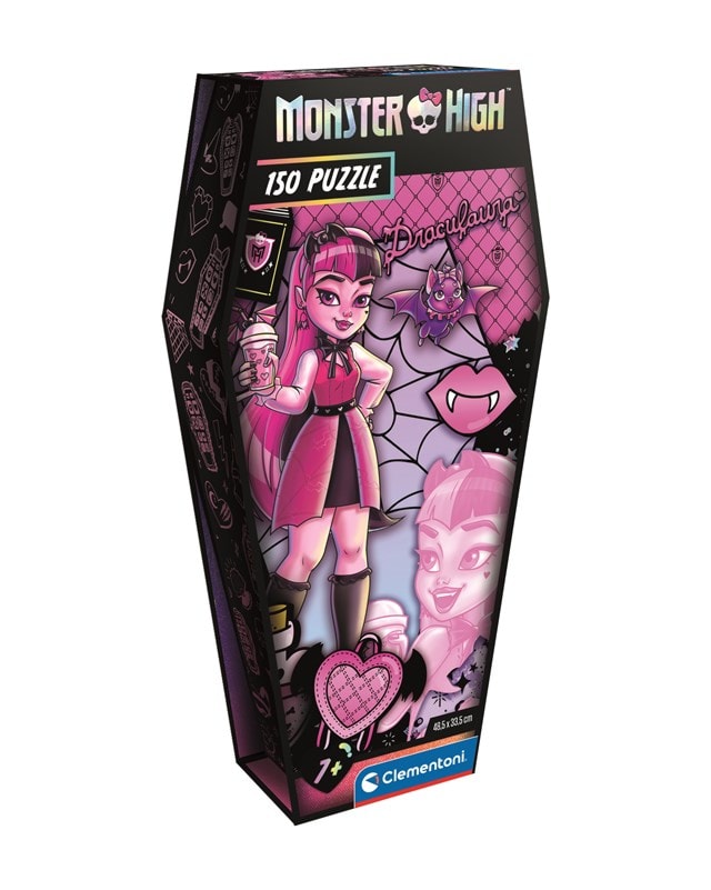 Draculaura Special Edition Coffin Pack Monster High 150 Piece Jigsaw Puzzle - 3