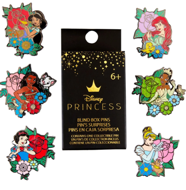 Disney Princess Tattoo Loungefly Mystery Box Pins - 1