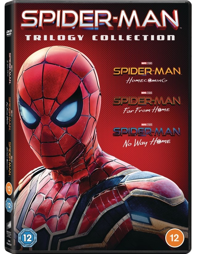 SpiderMan New Trilogy Collection Marvel Studios SpiderMan DVD Box