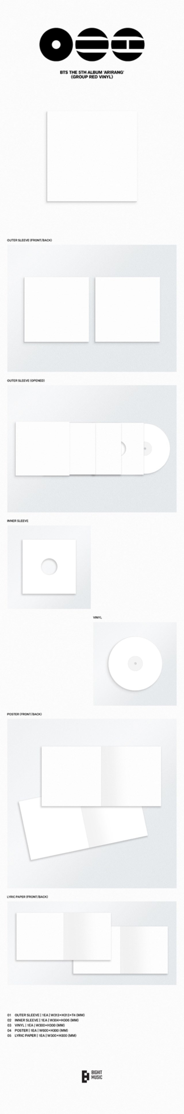 BTS 5th Album 'ARIRANG' (Group Ver.) - 2