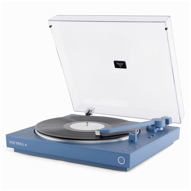 Victrola Automatic Blue Bluetooth Turntable - 2