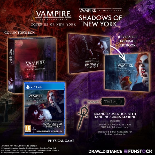 Vampire: The Masquerade: Coteries and Shadows of New York - Collectors Edition (PS4) - 1