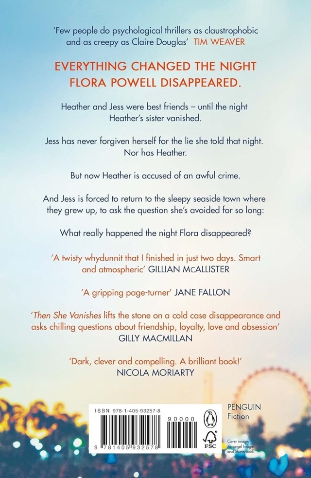 Then She Vanishes Paperback By Claire Douglas - 2