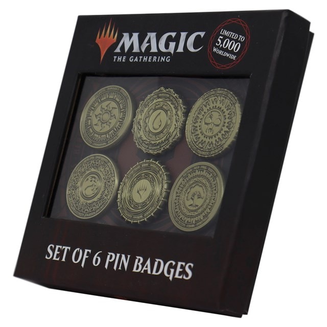 Mana Symbol Magic The Gathering Limited Edition Pin Badge Set - 3