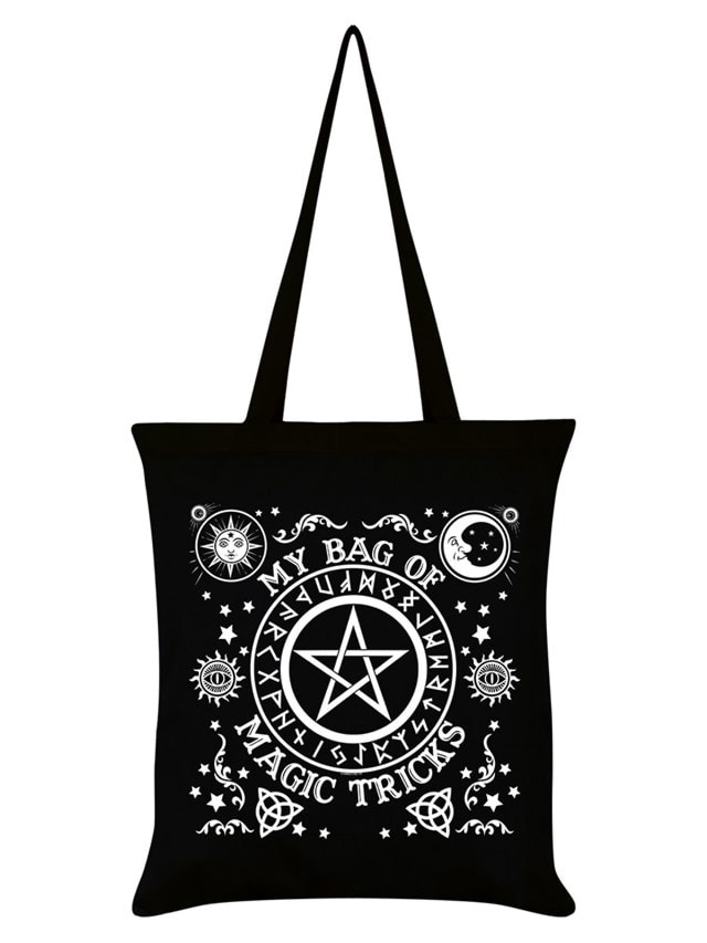 My Bag Of Magic Tricks Black Tote Bag - 1