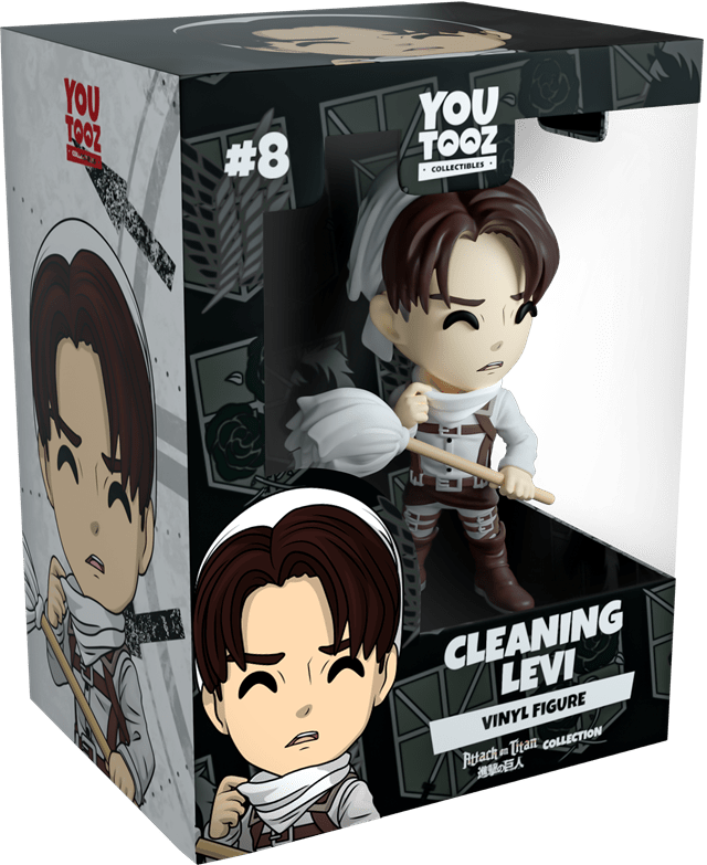 Cleaning Levi Attack On Titan Youtooz Figurine - 7