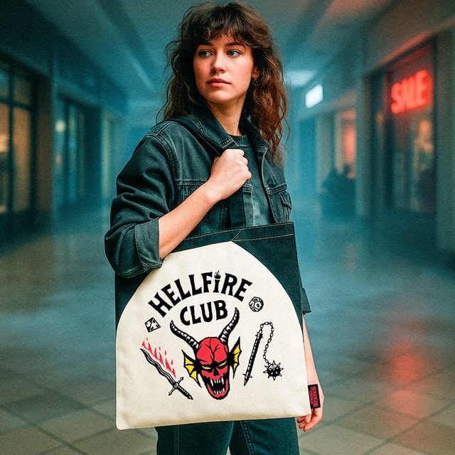 Hellfire Club Stranger Things Shopper Tote Bag - 3