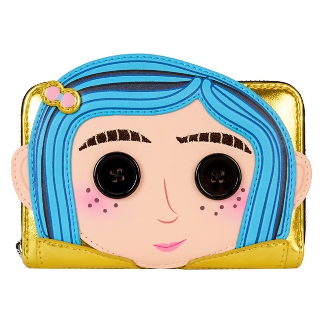 Coraline Doll Cosplay Zip Around Loungefly Wallet - 1