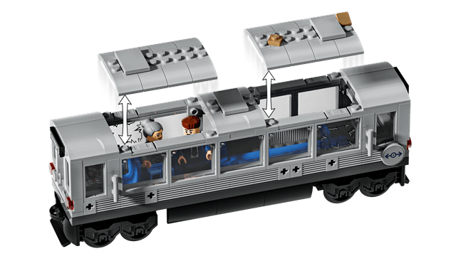 Spider-Man vs Doc Ock Subway Train Scene Marvel LEGO - 5