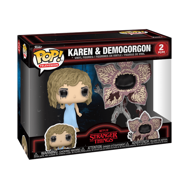 Karen & Demogorgon Stranger Things 5 Funko Pop Vinyl 2 Pack - 2