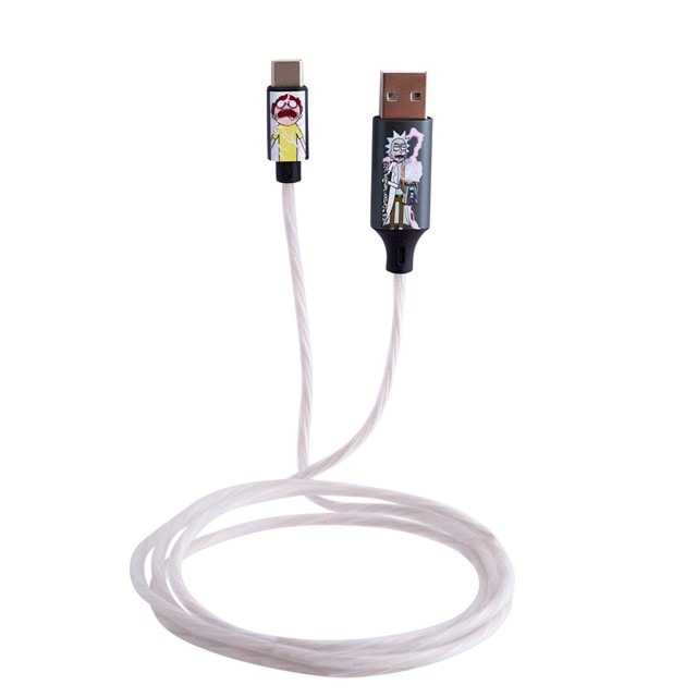 Lazerbuilt Rick & Morty Light-Up USB-C Cable - 1