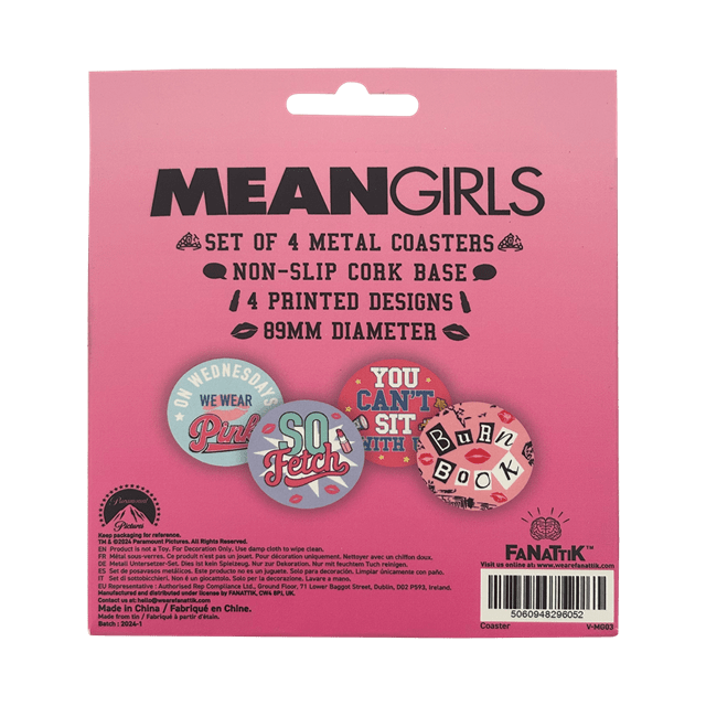 Mean Girls Coasters Set Of 4 - 9