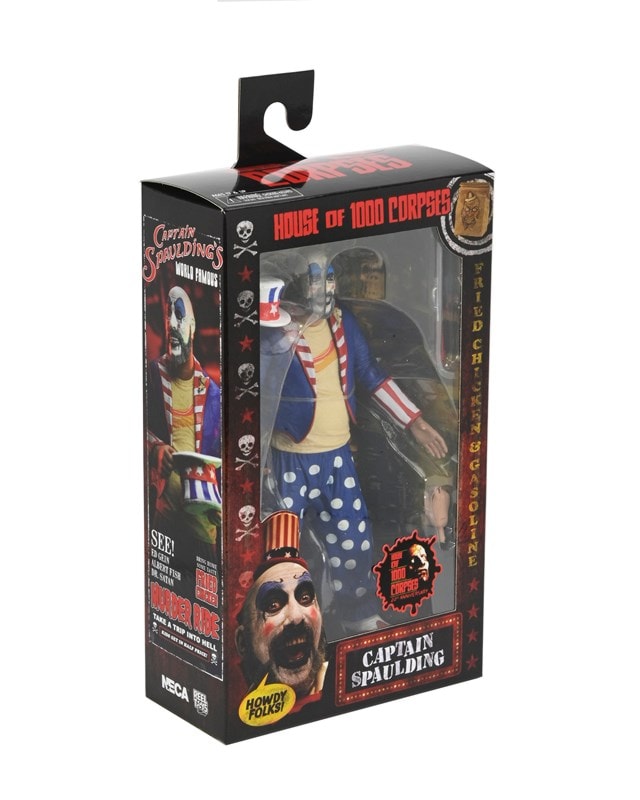 Captain Spaulding Tailcoat 20th Anniversary House Of 1000 Corpses Neca Scale Action Figure - 10