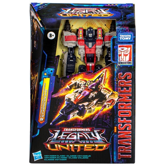 Transformers Legacy United Voyager Class Cybertron Universe Starscream Converting Action Figure - 10