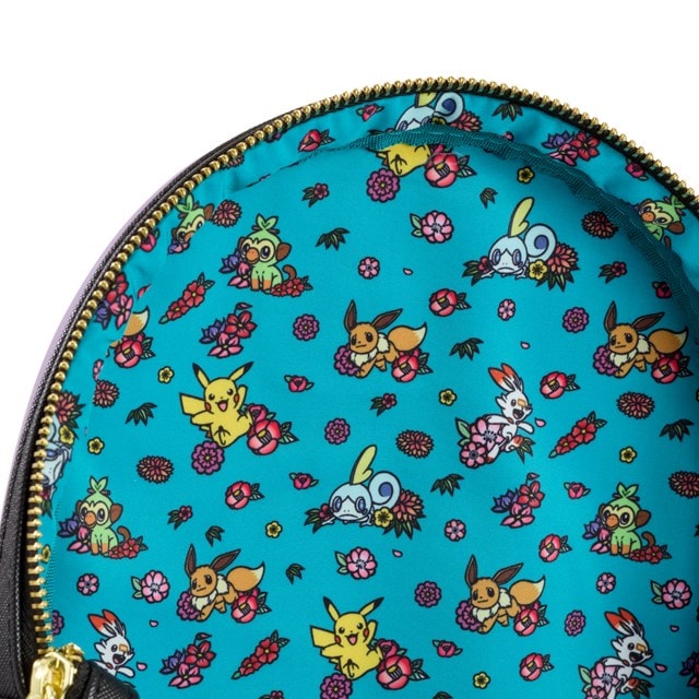 Embroidered Wagara Pokemon Loungefly Mini Backpack - 4