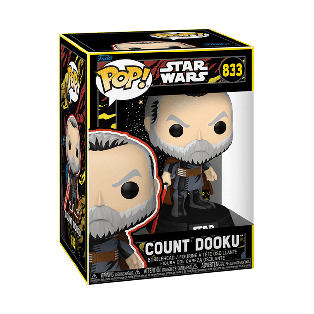 Count Dooku Retro 833 Star Wars Funko Pop Vinyl - 2