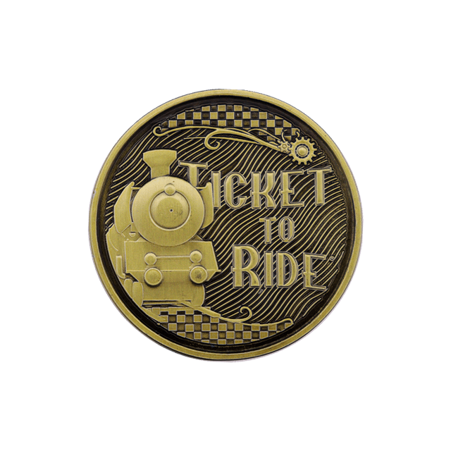 Ticket To Ride Limited Edition Collectible Train Coin - 5