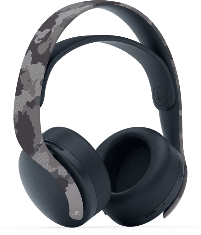 Official PlayStation 5 Pulse 3D Wireless Headset - Grey Camo - 1