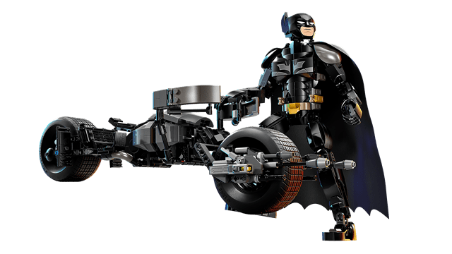 Batman & Bat Bike Construction Figure DC LEGO - 3