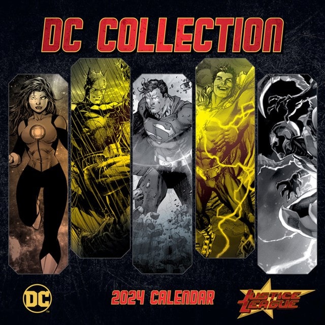 DC Comics 2024 Square Calendar Calendar Free shipping over £20