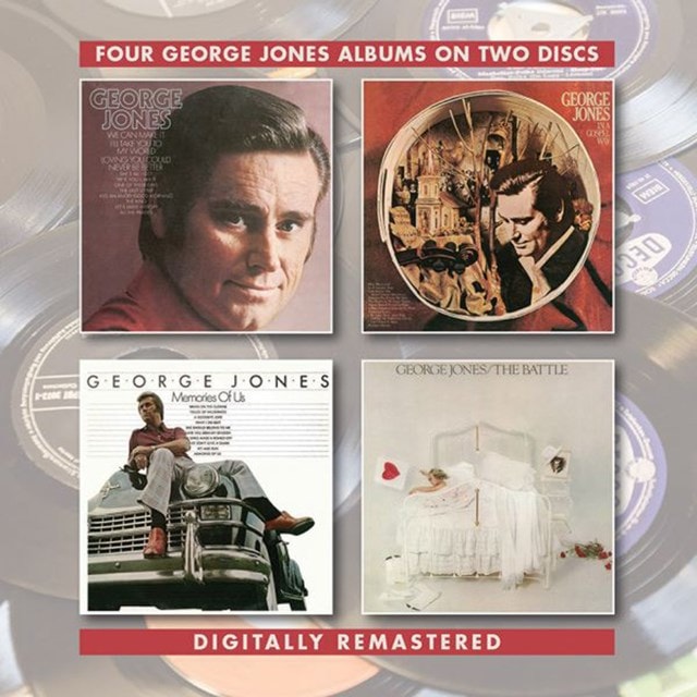 George Jones/In a Gospel Way/Memories of Us/The Battle: Four George Jones Albums On Two Discs - 1