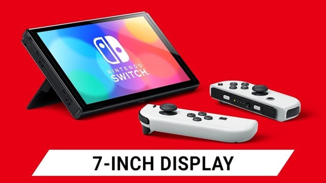 Nintendo Switch Console OLED Model (Neon Red/Neon Blue) - 5