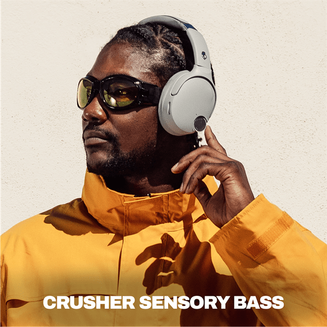 Skullcandy Crusher 1080 ANC Cement Grey Active Noise Cancelling Bluetooth Headphones - 2