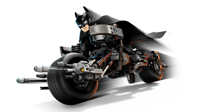 Batman & Bat Bike Construction Figure DC LEGO - 2