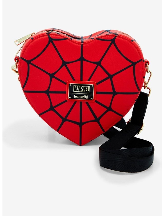 Spider-Man Red Heart Cosplay Handbag Loungefly hmv Exclusive - 2