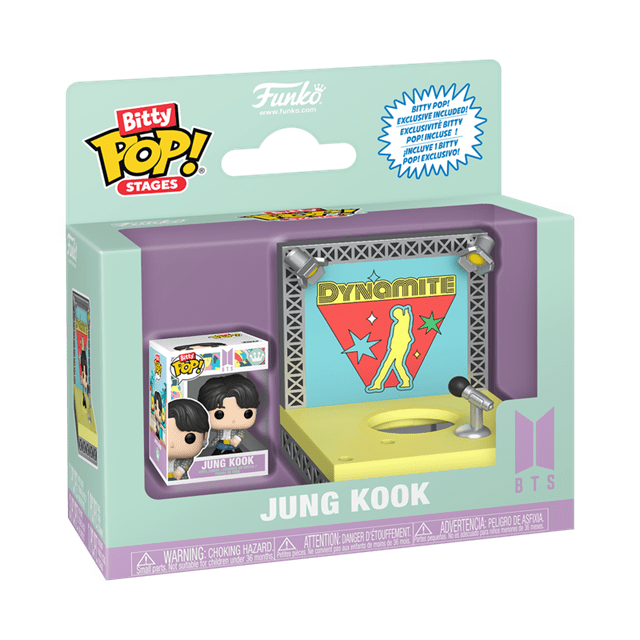 Jung Kook With Stage BTS Dynamite Funko Bitty Pop Single - 2