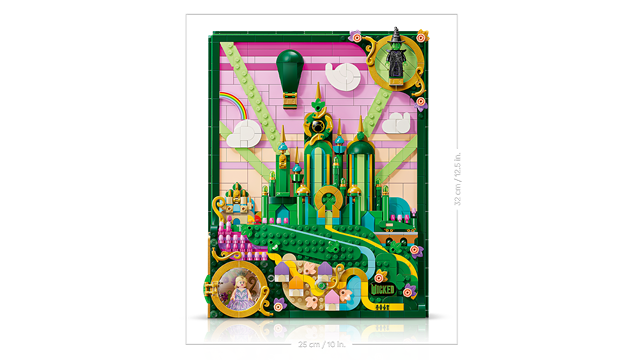 Emerald City Wall Art Wicked LEGO - 5