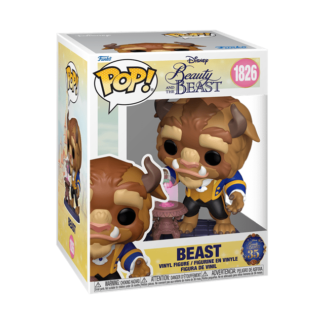 Beast With Enchanted Rose 1826 Beauty & The Beast Funko Pop Vinyl Premium - 2