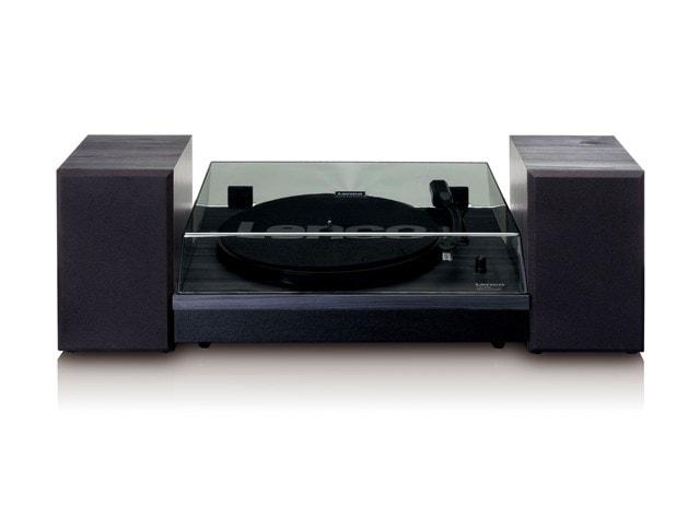 Lenco LS-300 Black Turntable and Speakers - 2