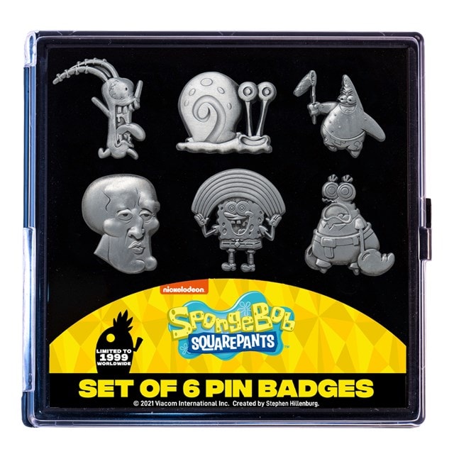 SpongeBob Squarepants: Limited Edition Pin Badge Set (6 Included) - 5