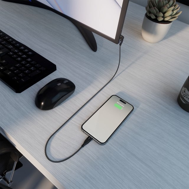 SBS 180° Flexy Braided Black USB-C to USB-C Cable 1m - 9